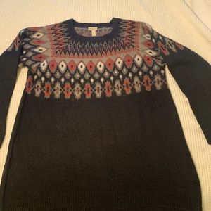 LOGO by Lori Goldstein Fair Isle sweater. 100% acrylic. Size M.